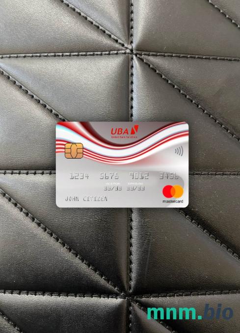 Guinea UBA wygląd zdjęcia mastercard skan PSD + zdjęcie